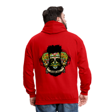 Charger l'image dans la galerie, Homme sweatshirt Hoodie hipster skull crâne mexicain irrésistible - red/white (6612826620083)