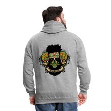 Charger l'image dans la galerie, Homme sweatshirt Hoodie hipster skull crâne mexicain irrésistible - heather grey/navy (6612826620083)