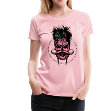Charger l'image dans la galerie, Femme T-Shirt hipster skull moustache Tête de mort barbiche crâne renegade - rose shadow (6627032596659)