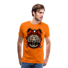 Charger l'image dans la galerie, Homme T-Shirt Tigre Dragon Tribal - orange (6630228885683)