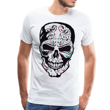 Charger l'image dans la galerie, Homme T-Shirt Tête de mort mexicaine crâne skull fioritura - blanc (6642218434739)
