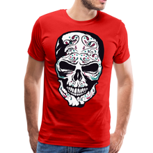 Charger l'image dans la galerie, Homme T-Shirt Tête de mort mexicaine crâne skull fioritura - rouge (6642218434739)
