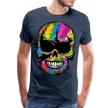 Charger l'image dans la galerie, Homme T-Shirt Tête de mort crâne skull picture - bleu marine (6659114729651)