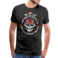 Charger l'image dans la galerie, Homme T-Shirt Tête de mort Motorcycle crâne skull road rider kings - noir (6708184383667)