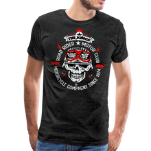 Charger l'image dans la galerie, Homme T-Shirt Tête de mort Motorcycle crâne skull road rider kings - charbon (6708184383667)