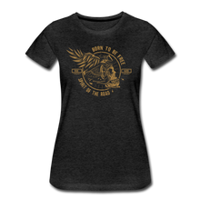 Charger l'image dans la galerie, Femme T-Shirt Tête de mort motorcycle crâne skull motards road spirit - charbon (6709434450099)