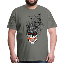 Charger l'image dans la galerie, Homme T-Shirt hipster skull Tête de mort sourire crâne manifold - asphalte (6733073285299)