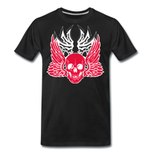 Charger l'image dans la galerie, Homme T-Shirt Tête de mort crâne skull ailes shipmaster - noir