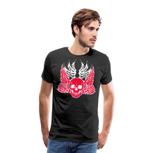 Charger l'image dans la galerie, Homme T-Shirt Tête de mort crâne skull ailes shipmaster - noir
