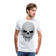 Charger l'image dans la galerie, Homme T-Shirt Tête de mort crâne skull fil de line - blanc
