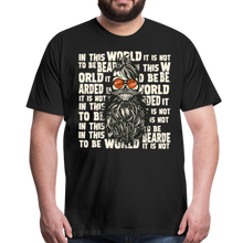 Charger l'image dans la galerie, Homme T-Shirt Tête de mort hipster skull crâne barbe moustache in this world - noir