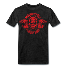 Charger l'image dans la galerie, Homme T-Shirt Tête de mort motorcycle crâne skull motard legendary riders - charbon