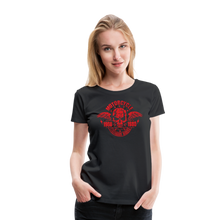 Charger l'image dans la galerie, Femme T-Shirt Tête de mort motorcycle crâne skull motard legendary riders - noir