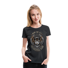 Charger l'image dans la galerie, Femme T-Shirt Tête de mort crâne skull motorcycle club ride or die aigle - noir