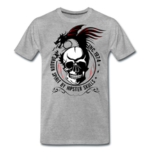 Charger l'image dans la galerie, Homme T-Shirt skull crâne Tête de mort dragon tribal inc - gris chiné