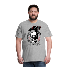 Charger l'image dans la galerie, Homme T-Shirt skull crâne Tête de mort dragon tribal inc - gris chiné
