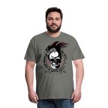 Charger l'image dans la galerie, Homme T-Shirt skull crâne Tête de mort dragon tribal inc - asphalte