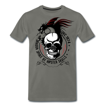 Charger l'image dans la galerie, Homme T-Shirt skull crâne Tête de mort dragon tribal inc - asphalte