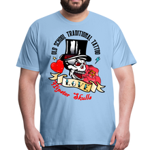 Charger l'image dans la galerie, Homme T-Shirt hipster skull old school tattoo crâne Tête de mort love - ciel