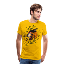Charger l'image dans la galerie, Homme T-Shirt hipster skulls tigre old school tatoo signature - jaune soleil
