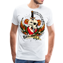 Charger l'image dans la galerie, Homme T-Shirt dague transperce crâne tete de mort journey 2 - blanc
