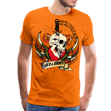 Charger l'image dans la galerie, Homme T-Shirt dague transperce crâne tete de mort journey 2 - orange