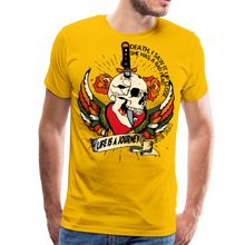 Charger l'image dans la galerie, Homme T-Shirt dague transperce crâne tete de mort journey 2 - jaune soleil
