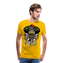 Charger l'image dans la galerie, Homme T-Shirt tete de mort mexicaine hipster skulls crane chapeau mistake art 2 - jaune soleil