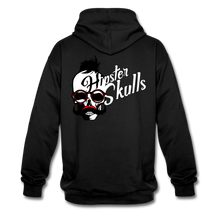 Charger l'image dans la galerie, Sweat-shirt contraste Logo Hipster Skulls Officiel - noir/rouge