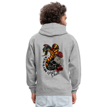 Charger l'image dans la galerie, Sweat-shirt contraste Tete de mort mort hipster skulls death way life cobra - gris chiné/bleu marine