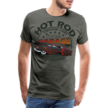 Charger l'image dans la galerie, T-shirt Homme Hot Rod vintage cars garage by hipster skulls - asphalte