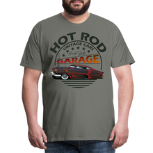 Charger l'image dans la galerie, T-shirt Homme Hot Rod vintage cars garage by hipster skulls - asphalte