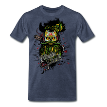 Charger l'image dans la galerie, T-shirt Homme Hipster Slulls Legendary leader 160322 - bleu chiné