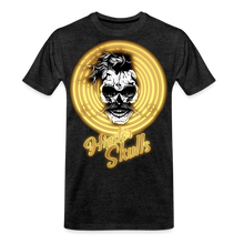 Charger l'image dans la galerie, Homme T-shirt Hipster skulls glowing luminescent - charbon