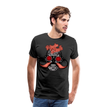 Charger l'image dans la galerie, Homme T-shirt Hipster Skulls big mustache - noir