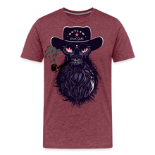 Charger l'image dans la galerie, T-shirt Homme Hipster Outlaw - rouge bordeaux chiné