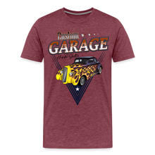 Charger l'image dans la galerie, T-shirt Homme Hot Rod Custom Garage - rouge bordeaux chiné