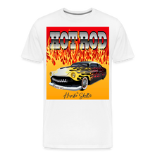 Charger l'image dans la galerie, T-shirt Homme Hot Rod Big Fire - blanc