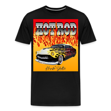 Charger l'image dans la galerie, T-shirt Homme Hot Rod Big Fire - noir