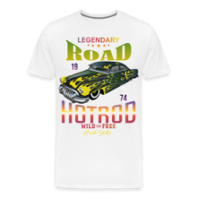 Charger l'image dans la galerie, T-shirt Homme Hot Rod Wild and Free - blanc