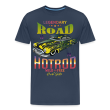 Charger l'image dans la galerie, T-shirt Homme Hot Rod Wild and Free - bleu marine