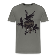 Charger l'image dans la galerie, T-shirt Homme Hipster Skulls crow of death - asphalte