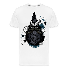 Charger l'image dans la galerie, T-shirt Homme Hipster Skulls Punk Anarchie - blanc