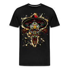 Charger l'image dans la galerie, T-shirt Homme Hipster Mexican Skulls Lead - noir
