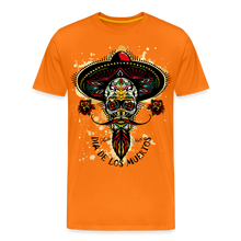 Charger l'image dans la galerie, T-shirt Homme Hipster Mexican Skulls Lead - orange