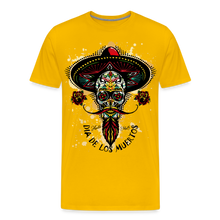 Charger l'image dans la galerie, T-shirt Homme Hipster Mexican Skulls Lead - jaune soleil