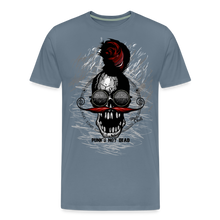 Charger l'image dans la galerie, T-shirt Homme Punks Not Dead - gris bleu