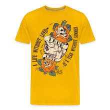 Charger l'image dans la galerie, T-shirt Homme Old Skulls Tattoo True Love - jaune soleil