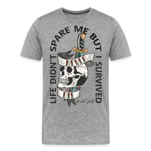 Charger l'image dans la galerie, T-shirt Homme Old School Never Die - gris chiné