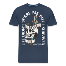 Charger l'image dans la galerie, T-shirt Homme Old School Never Die 2 - bleu marine